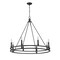 Z-Lite Dennison 8 Light Chandelier, Matte Black 4005-8MB - alternate 4